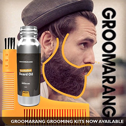 Groomarang Revitalise Beard Oil 30ml | Moisturiser & Conditioner For Soft Bearded Hair | 100% Natural, Organic & Vegan - Image 5