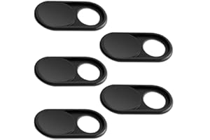 imluckies Lot de 5 Housses de Webcam pour MacBook Pro, MacBook Air, Ordinateur Portable, iMac, iPad, PC, iPhone, Appareil Photo - Protection Contre Les Pirates