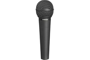 Behringer XM8500 Dynamic Cardioid Vocal Microphone, XLR Output, for Live Sound and Mic-Level Recording Applications