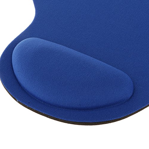 Generic Bequeme Weiche Gel Mauspad Mausmatte mit Handauflage – Blau - 3