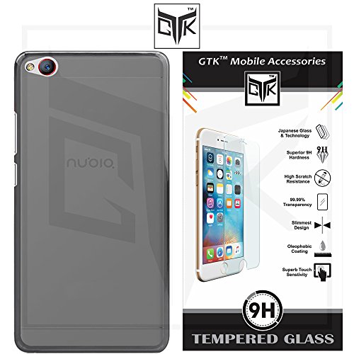 Nubia M2 Lite Tempered Glass + Back Cover - TheGiftKart HD Tempered Glass + Smoky Black Soft Back Cover RS.499 (67.00% Off) - Amazon