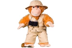 STUFFEMS TOY SHOP Safari Teddy Bear Outfit (8")
