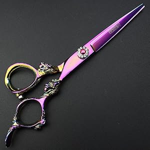 5.5 inch hair cut Japanese hairdressing scissors thinning scissors professional hairdresser hair pruning utensils - Image 2