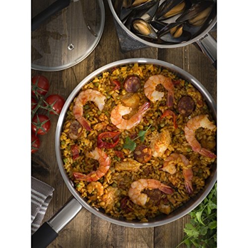 Swan Products 5-Piece Stainless Steel Saucepan Set with Silicone Handles