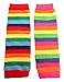 Baby Kids Boys Girls Pink Red Rainbow Leg Warmers - TWIN PACK (3 MTHS UPTO 5 YRS OLD)