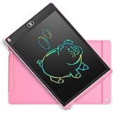 Tablet Tavoletta Grafica LCD Scrittura Colorato 12 Pollice con Pulsante di Blocco Colorato Tavolo da Disegno Cancellabile con