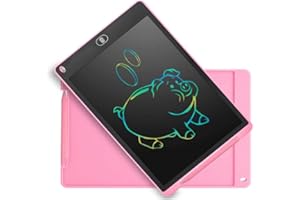 Kpfight Tableta Electrónico de Escritura y Dibujo LCD 12 Pulgadas para Niños Magneticas Infantiles para EL Hogar Escuela Office