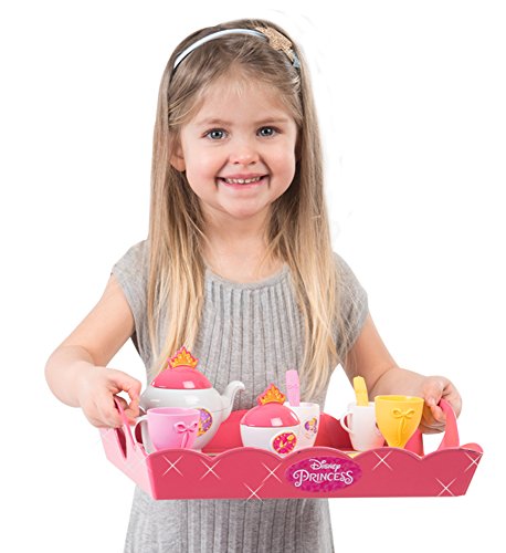 Smoby - 310555 - Disney Princess - desserte XL - PlatEau Amovible avec Chariot - + 17 Accessoires Inclus
