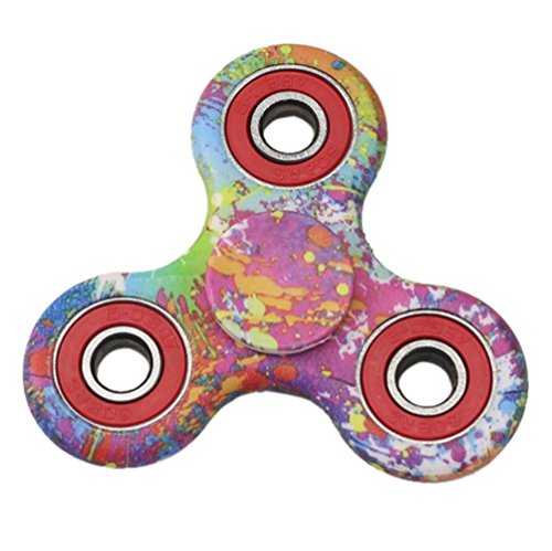 Tonsee Hand Spinner Focus Toy Fidget Spinner Toy Education Learning Toys Choice (Red)