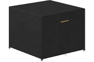 VANSHEIM Fundas Muebles Jardin Exterior Impermeable Funda para Mesa de Jardin Impermeable Funda Impermeable Exterior Funda Muebles Jardín Cuadrado Cubierta de Muebles de Mesa Baja 80x80x80cm