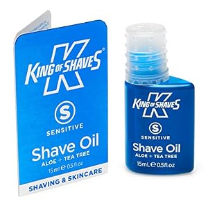 King Of Shaves Sensitive Shaving Oil For Men, For A Close and Comfortable Shave, Suitable for All Skin Types 15ml TWIN… - Image 2