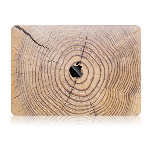 miger MacBook Pro 33  cm Case 2017    2016  Hard Shell Schutzh  lle f  r A1706 A1708 braun Tree Rings 13 Inches Model A1706 A1708 