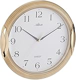  Atlanta Wanduhren Analog goldfarben 4235-9