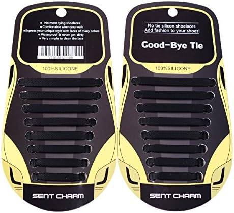 Waterproof No Tie Flat Shoelaces for Kids and Adults Tieless Silicon Shoe laces with Multicolor for Sneaker Boots Board Shoes and Casual Shoes