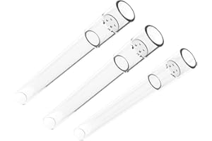 BMTick Lot de 3 tiges droites en verre pour Arizer Solo/Air/2 (embout droit de rechange)