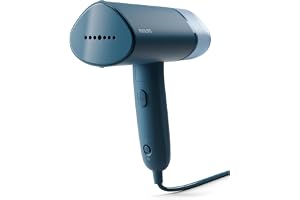 Philips 3000 Series Handheld Steamer, Compact & Foldable, Ready to Use in ˜30 Seconds, 1000W, up to 20g/min, No Ironing Board Needed, Blue (STH3000/20)