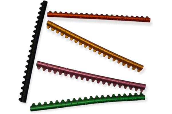 animallparadise - 100 bagues en métal ø 4mm pour perruches, différentes Couleurs