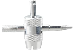 Vanyibro 4-in-1 NA Valve Core Remover Tool for Car, Motorcycle, Bicycle,Tire Valve Stem Removal Made Easy