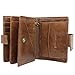Produktbild Handgemachte Männer Milano LEDER Portemonnaie HOCHFORMAT Riegel GELDBÖRSE Kartenbörse BRIEFTASCHE Geldbeutel KARTENETUI Wallet Milano Braun