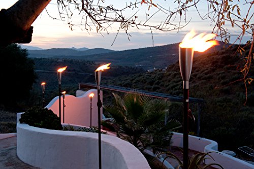 Aristo Gartenfackel PISA Edelstahl glänzend 137cm - 2