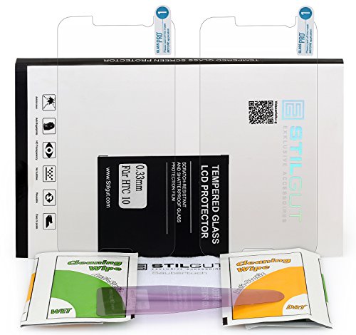StilGut Displayschutzfolie Panzerglas für HTC 10 (2er-Pack) - 7