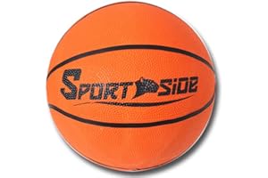 MGM Grand SPORTSIDE - Balón de Baloncesto - Juego de Pelota - Baloncesto - Balón de Baloncesto - Tamaño 7-046585 - Naranja - Caucho - 24 cm - Artículo Deportivo