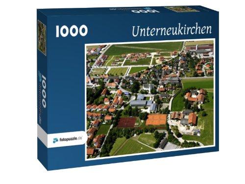 Preisvergleich Produktbild Unterneukirchen - Puzzle 1000 Teile mit Bild von oben
