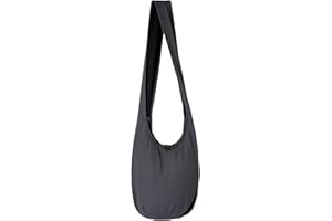 PANASIAM Schulterbeutel für Damen & Herren I große Baumwoll-Tasche in 2 Größen - angenehm leicht & erfreulich robust I mit Reißverschluss & extra Innentasche I Umhängetasche