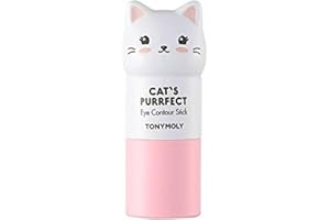 TONYMOLY Cat's Purrfect Eye Contour Stick - Hydrating & Softening skin with Amino Acids and Milk, K-Beauty Skincare, 9g