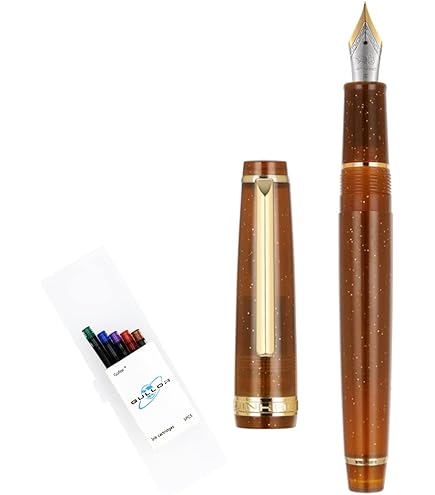 5 STKS Jinhao 62 Hars Vulpen Extra Fijne Penpunt, Diverse Kleuren Schrijven Pen Set met Converter