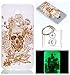 Produktbild Hülle Leuchtende Galaxy J7 2017 (US Model) Silikon Etui Handy Hülle Weiche Transparente Luminous TPU Back Case Tasche Schale Leuchten In Der Nacht Für Galaxy J7 2017 (US Model) + Schlüsselanhänger (P) (6)