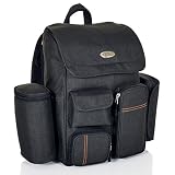 LCP Kids grosser Baby Wickel Rucksack AUSTIN 5 teilig mit Wickelunterlage Thermo Flaschenwärmetasche Kinderwagen Universal Befestigung Haken und 2in1 Windeltasche mit Feuchttuchspender