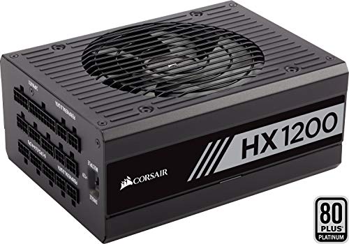 Corsair HX1200 - Fuente de Alimentación (Completamente Modular, 80 Plus Platinum, 1200 Watt, EU)