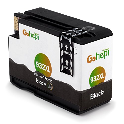 Gohepi 932XL/933XL Kompatibel für Druckerpatronen HP 932XL 933XL, 2 Schwarz/Blau/Rot/Gelb 5er-Pack Arbeiten mit HP Officejet 6600 6700 6700 premium 6100 7612 7110 7610 Patronen - 4