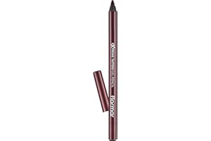 Flormar Extreme Tattoo Gel Pencil – Eyeliner Gel Waterproof Effet Tattoo – Crayon Pailleté Prune Hautement Pigmenté – Maquillage Yeux Longue Tenue pour Femme, 005 Very Berry