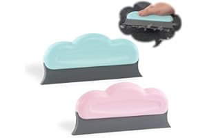 NITAIUN 2 Stücke Haustierhaarentferner-Bürste Tierhaarbürste Enthaarungsbürste für Hundehaare und Katzenhaare Spielend Leicht von Allen Hundehaaren Befreit Möbel Teppich Kleidung Bett