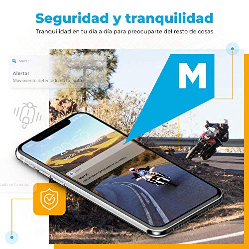 Mapit Localizador GPS para Moto GPS Motorbike Tracker 1800mAh Tecnología gsm/GPRS GPS Tracker GPS/GLONASS/Galileo