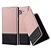 Produktbild Cadorabo Hülle für Samsung Galaxy A5 2016 (6) - Hülle in Rose Gold SCHWARZ – Handyhülle mit Standfunktion und Kartenfach aus Einer Kunstlederkombi - Case Cover Schutzhülle Etui Tasche Book