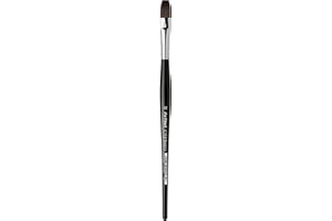DA VINCI Brocha de Acuarela Serie 5898, Fibra sintética, Negro, 22.5 x 1.08 x 30 cm