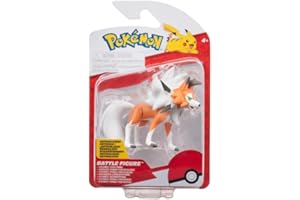 Pokémon PKW3580 - Battle Figure Pack - Wolwerock, offizielle detaillierte Figur, 7,5 cm