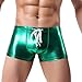 Produktbild Unterwäsche Männer Gebürstet Leichte Dehnung Hohe Gabel Briefs Sport Unterhose,Herren Slips Push Up Unterhose Knickers Shorts Unterwäsche JAMINY (Grün, M)