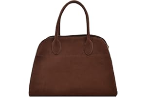 TIAASTAP Leather Tote Bag for Women - Hobo Shoulder Bags Ladies Tote Handbag Vintage Crossbody Bag Top Handle Bags for Work Shopping Travel