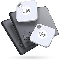 Tile Mate + Slim Combo (2020) Schlüsselfinder - inkl. Community Suchfunktion, iOS und Android App, kompatibel mit Alexa…