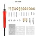 Produktbild AOZBZ 37Pcs Lötkolben Set, Full Set Elektronik Holzofen Holz Brandmalerei Lötspitzen Handwerk Zeichenstift für Holzbearbeitung Leder