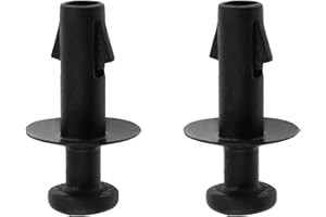 eMagTech 2 pezzi nero in plastica Trim pannello di fissaggio mensola auto vassoio posteriore cinghia fissaggio clip fermi 95129884 compatibile con Vauxhall Mokka X