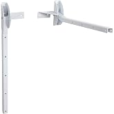 Sauvic 89420 &ndash; Folding Wall Clothesline, White, Galvanised Iron with White Ceramic Paint, White, 54 x 14.5 x 14 cm