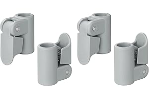 blntackle76 Set of 4 Quick Connector Pipe Clamp for Tent Pole with Quick Release 19-22 mm, 22-25 mm or 25-28 mm, Clamp System Retrofit Kit, Tent Camping