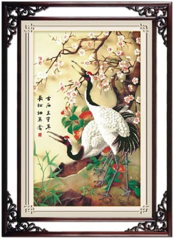 Pair of Cranes 3d Cross Stitch Kit - 21.7inch By 33.5inch