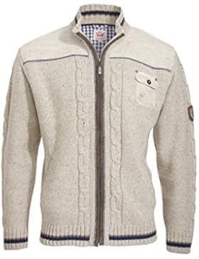 Spieth & Wensky Herren Trachten Strickjacke Baldo grau