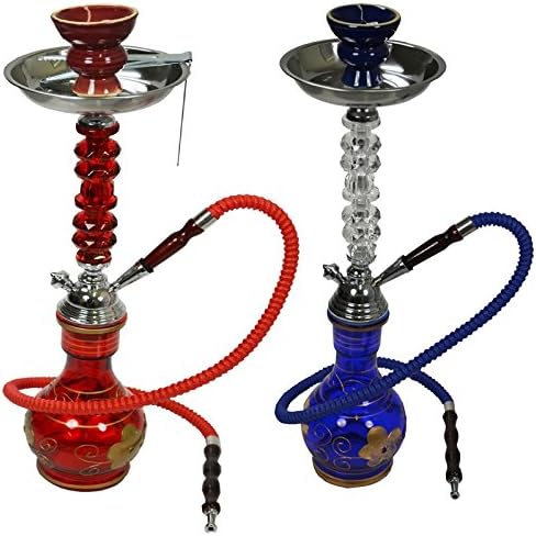 20" Shisha Pipe Hookah With 50g Flavour - Assorted Designs &amp; Colours